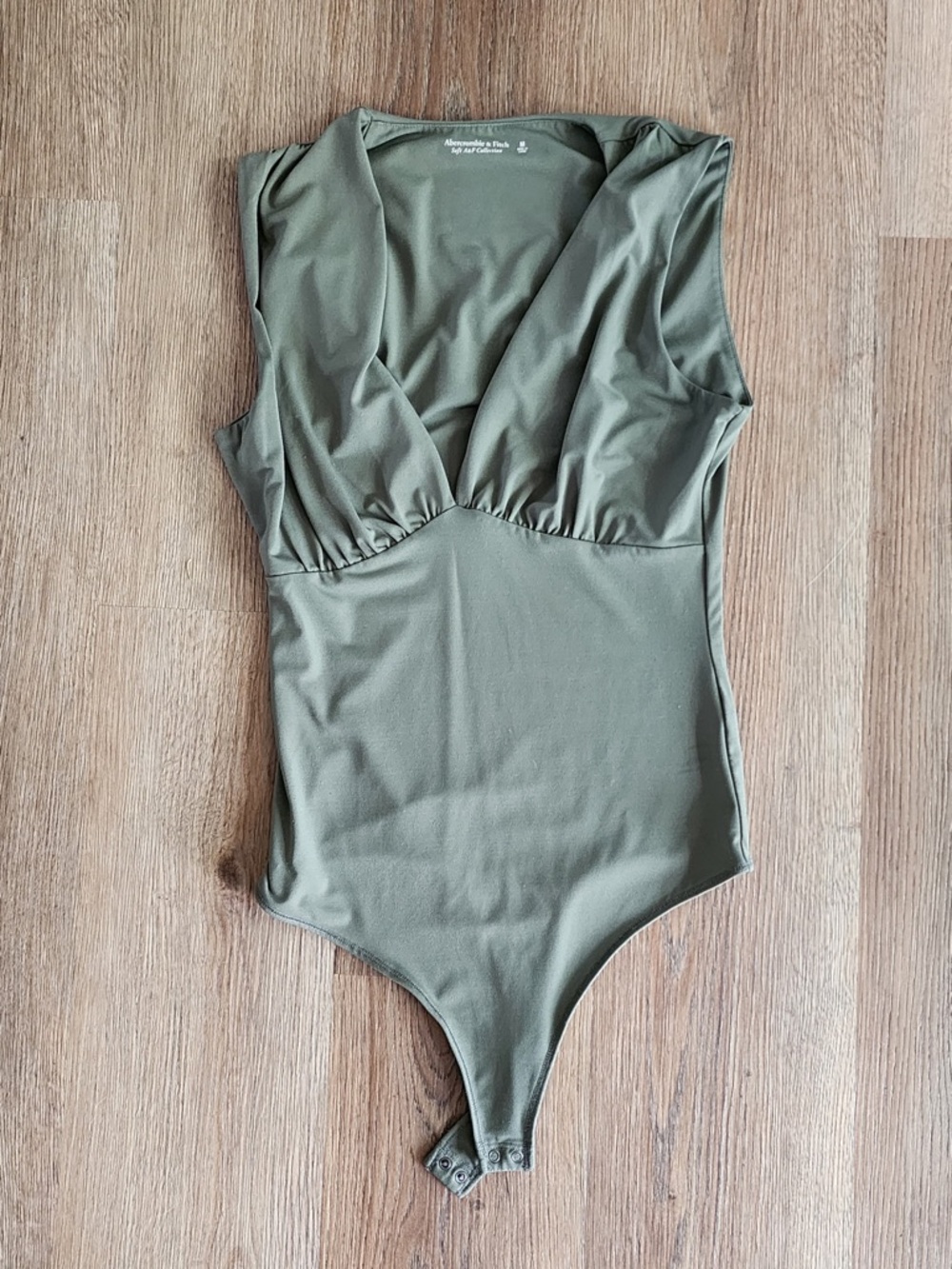 Abercrombie & Fitch Olive Green Tank Bodysuit